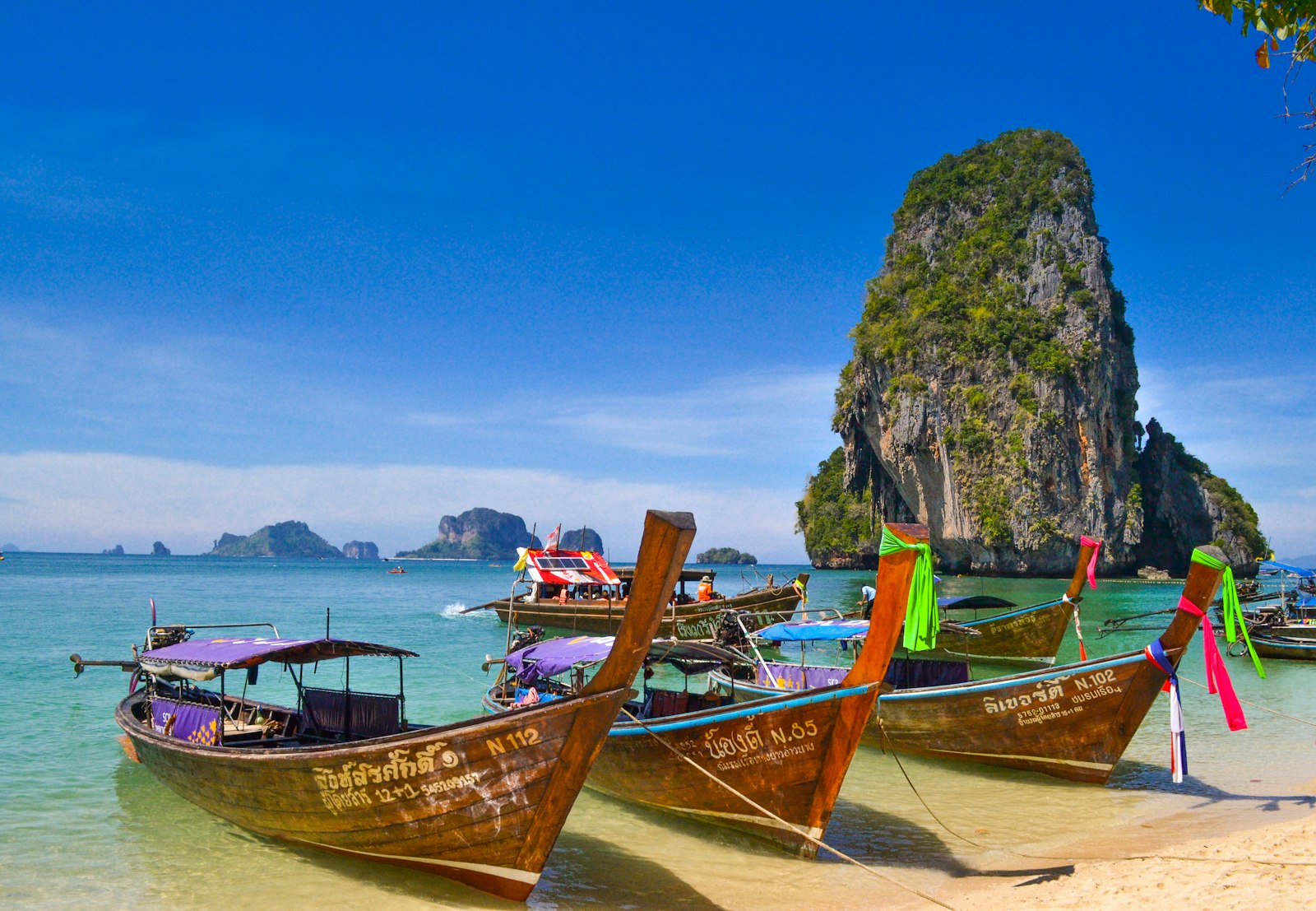 Thailand longtail boats